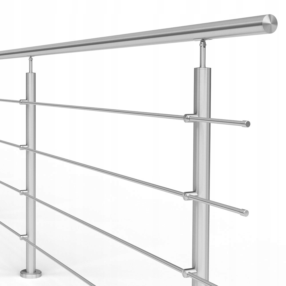 Nerezové zábradlie model ATLANTA, výplň 4 x Ø12 mm, dĺžka: 2 m